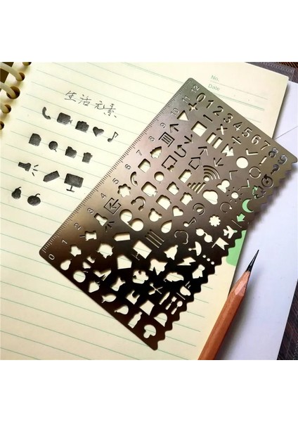 C Tarzı Metal Içi Boş Çizim Şablonu Cetvel Paslanmaz Çelik Diy Aracı Çok Fonksiyonlu Cetvel Kırtasiye Ofis Okul Malzemeleri (Yurt Dışından) modelleri