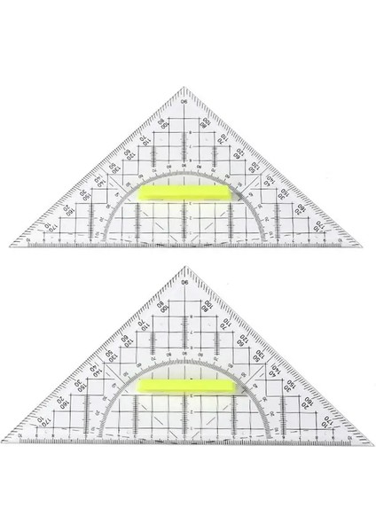 Çizim Araçları Üçgenler 22 cm Üçgen Geometri Çizim Cetvel Seti Çizim Aracı Geometri Okulu Için Şeffaf Iletki ile (Yurt Dışından) fiyatları