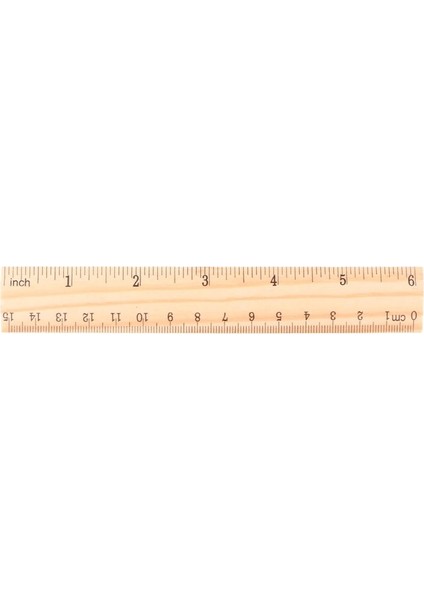 15CM Tarzı H7EC Ahşap Cetvel cm Pratik Ölçü Gadget Profesyonel Yeni Başlayanlar Için Taşınabilir Ev Manuel Ölçüm Malzemeleri (Yurt Dışından)