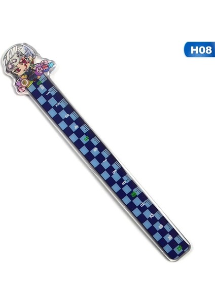 H08 Tarzı Japonya Anime Iblis Avcısı Kimetsu Hiçbir Yaiba Hashibira Inosuke Agatsuma Zenitsu Şekil Cetvel (Yurt Dışından)
