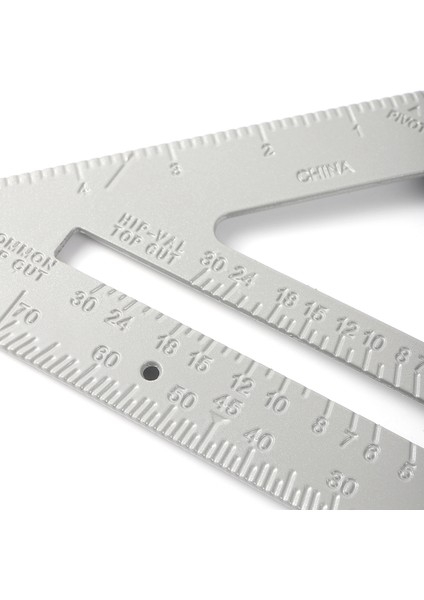 Çizim Aracı Üçgen Cetvel Marangoz Kare Hız Kare Düzeni Aracı Ölçüm Aracı Üçgen Cetvel Alüminyum Alaşımlı 45 90 (Yurt Dışından) fırsatları