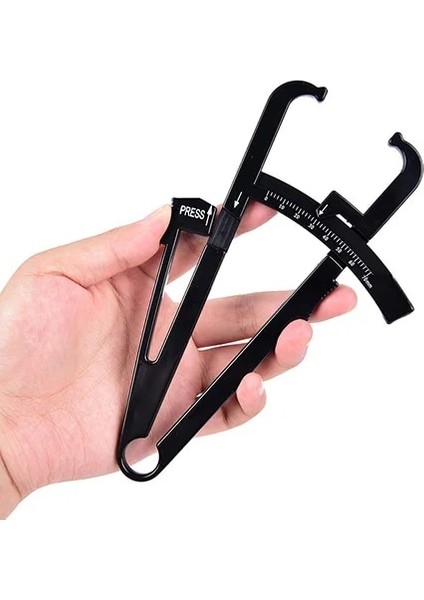 Siyah Stil Kişisel Vücut Yağ Kaliper Cilt Analiz Cihazı Ölçü Tabloları Spor Ince Sağlık Tutmak Test Cihazı Vücut Yağ Monitörü Sebum Ölçer Klasörü (Yurt Dışından)