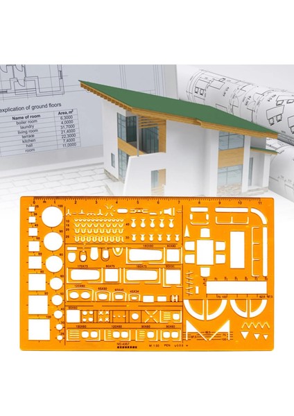 Şablonlar Şablon Cetvel Çizim Araçları Mimari Iç Tasarım Bina (Yurt Dışından) modelleri