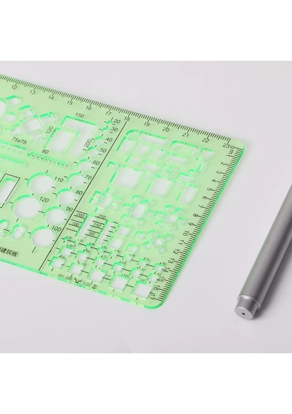 NO.4317 Stili Öğrenci Okul Kırtasiye Pro Için Plastik Geometrik Şablon Cetvel Çizim Araçları (Yurt Dışından) modelleri