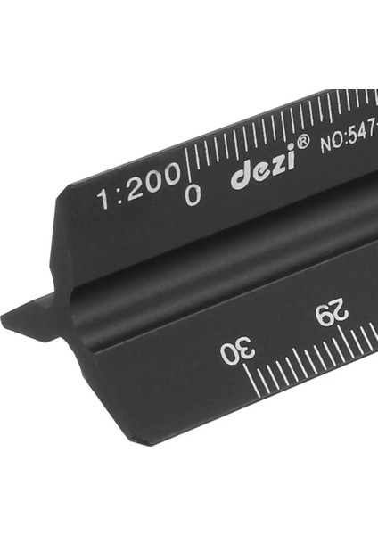 Ölçekli Cetvel Alüminyum Alaşımlı 30 cm Mühendis Üçgen Ölçekli Mimar Cetveller Çizim Araçları Mimari Ölçekli Cetvel-Siyah (Yurt Dışından) modelleri