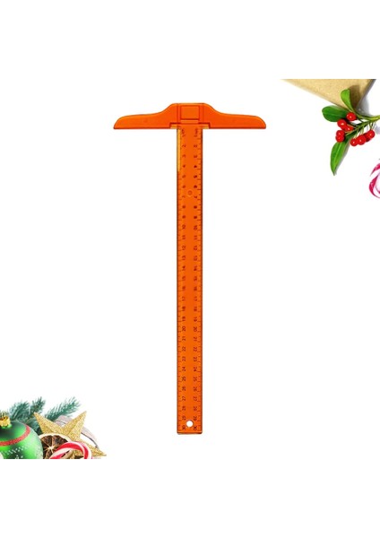 30CM Tarzı M T-Kare Çift Taraflı Ölçekli Plastik Ölçme Cetveli Çizim ve Genel Yerleşim Çalışmaları Için Plastik Ölçme Aleti - (Yurt Dışından)