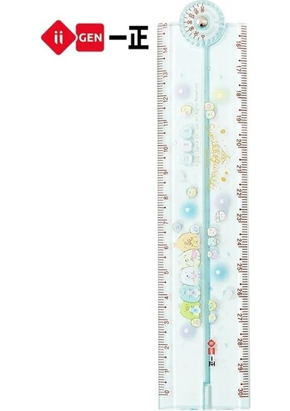 Mavi Stil Sumıkko Gurashı Şeffaf Plastik Katlanır Düz Cetveller 30 cm Çocuklar Okul Malzemeleri Ölçme Çizim Aracı Katlanabilir Kırtasiye Hediye (Yurt Dışından)