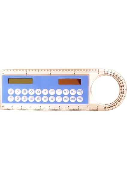 Mor Tarzı 2022 Yeni Çok Amaçlı 10CM Cetvel Güneş Hesap Makinesi Plastik Ofis Ev Okul Seyahati Için (Yurt Dışından)