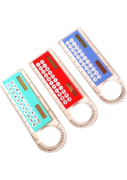 Mor Tarzı 2022 Yeni Çok Amaçlı 10CM Cetvel Güneş Hesap Makinesi Plastik Ofis Ev Okul Seyahati Için (Yurt Dışından) fırsatları