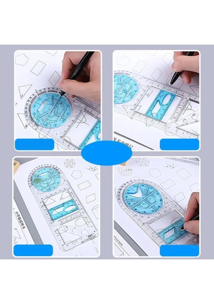 No.2 Tarzı Dönebilen Hızlı Çizim Şablonu Cetvel Sanat Tasarım Inşaat Mimarı Stereo Geometri Elips Çizim Ölçme Ölçeği Cetvel (Yurt Dışından) indirimleri