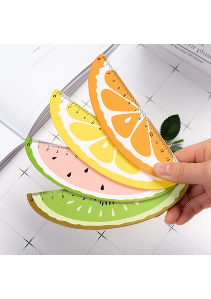 Limon Tarzı 1 Adet Grup Sevimli Stil Karikatür Meyve Desen Tasarımı Ahşap Düz Cetvel 15 cm Dıy Araçları Okul Hediye Ödül Kırtasiye (Yurt Dışından) modelleri