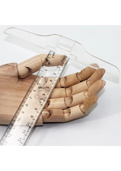 No.2 Tarzı 1 Adet T-Şekilli Çift Taraflı Ölçekli Cetvel Ressamlığı Çizim Aracı Plastool Ofis Malzemeleri Kırtasiye Aksesuarı 30 cm (Inç, Cm) (Yurt Dışından)