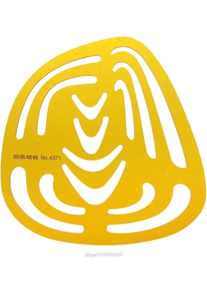 5AC1100479 Tarzı K Reçine Çizimleri Şablon Cetvel Fiziksel Kimyasal Enstrüman Ölçme Aracı Jy Dropship (Yurt Dışından)