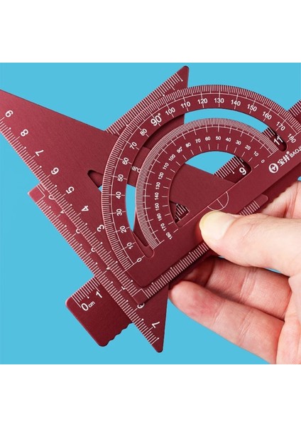 Siyah Stil Et Alüminyum Alaşımlı Cetvel Çizim Ölçümü Geometri Üçgencetvel Düz Kenar Iletki Çeşitli Cetveller (Yurt Dışından) fırsatları
