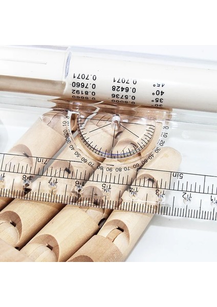 30CM Tarzı 30 cm Çok Fonksiyonlu Paralel Cetvel Çizim Tasarım Rulo Çeviri Açısı Cetvel Okul Ofis Pratik Ölçüm Aracı (Yurt Dışından)