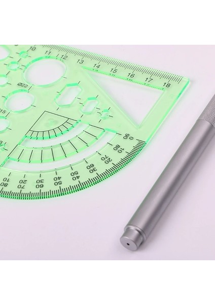 Yeşil Stil Yeşil Geometrik Şablon Cetvel Çizim Araçları Haritalama Öğrenci Okul Kırtasiye (Yurt Dışından) modelleri