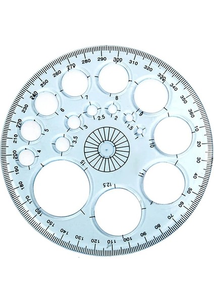 Çok Fonksiyonlu Geometrik Cetvel, Çok Fonksiyonlu Çizim Üniversal Cetvel, Geometrik Çizim Şablonu Ölçme Aracı (Yurt Dışından)
