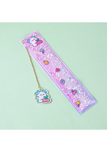 No.2 Tarzı 15 cm Püskül Yağı Quicksand Bookmark Cetvel Çok Fonksiyonlu Diy Çizim Cetveller Çocuklar Öğrenciler Için Ofis Okul Kırtasiye (Yurt Dışından)