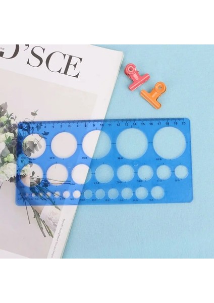Noenname_null Yüksek Li Lastik Daireler Geometrik Şablon Cetvel Stencil Çizim Aracı Kırtasiye Öğrenci Için (Yurt Dışından) modelleri