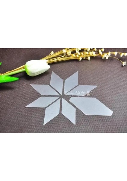 Plastik Eşkenar Dörtgen Manuel Patchwork Şablonu Sıkma Şablonları Patchwork Yorgan Resimleri Çanta Bardak Altlıkları Için Yan Uzunluk 3,5 cm (Yurt Dışından) fiyatları