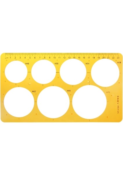 NO.4362 Tarzı K Rercles Geometrik Şablon Cetvel Şablon Çizim Ölçme Aracı Öğrenciler W8ED (Yurt Dışından)
