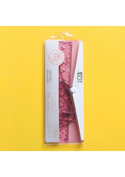 Mavi Stil Et Yumuşak Bükülmüş Serbestçe Ölçüm Cetveli Seti Temizle Ölçekli Delikli Çizim Matematik Geometri 4 Parçalı Cetvel Seti Okul Malzemeleri (Yurt Dışından) indirimleri