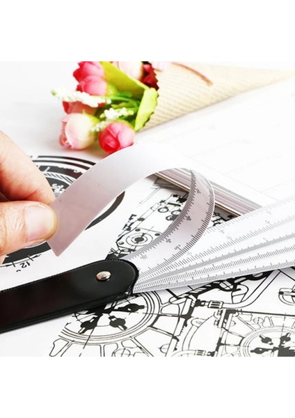 Fan-Cetvel-5 Bıçaklı Stil Kelebek Çok Fonksiyonlu Fan Şekli Ölçekli Cetvel Mühendislik Mimarlar Için 5 Bıçaklı Çok Ölçekli Katlanabilir Cetveller Çizim Aracı (Yurt Dışından) modelleri