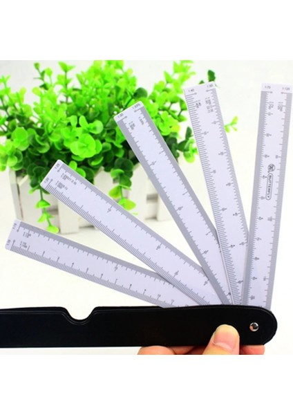 Fan-Cetvel-5 Bıçaklı Stil Kelebek Çok Fonksiyonlu Fan Şekli Ölçekli Cetvel Mühendislik Mimarlar Için 5 Bıçaklı Çok Ölçekli Katlanabilir Cetveller Çizim Aracı (Yurt Dışından) indirimleri