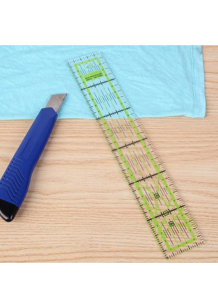 Cetvel Şeffaf Akrilik Malzeme Patchwork Cetvel Kapitone Cetvel Aracı Okul Öğrenci Ofis Kırtasiye Hediyeler (Yurt Dışından)