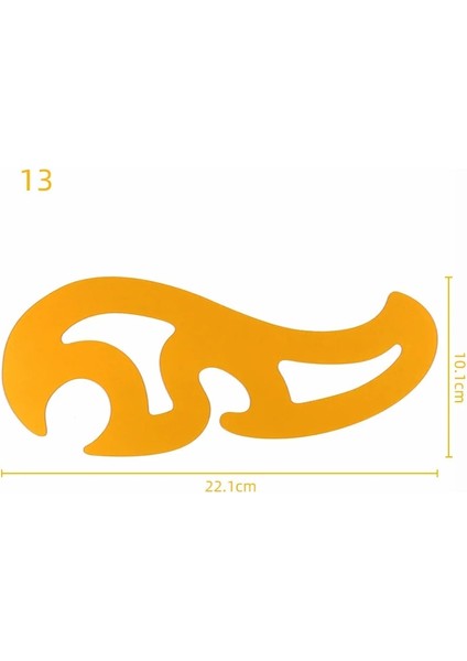 No.16 Stili Çok Fonksiyonlu Bulut Cetvel Eğri Kurulu Seti Şeffaf Akrilik Bulut Cetvel Delik Cetvel Elips Geometrik Çizim Cetveli Kostüm D (Yurt Dışından) indirimleri