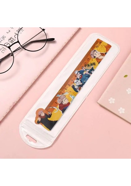 D Tarzı Anime Jujutsu Kaisen Itadori Yuuji Gojou Satoru Sevimli 15 cm Cetvel Dalgalı Çizgi Sevimli Plastik Cetvel Çocuklar Hediye Okul Ofis Malzemeleri (Yurt Dışından) indirimleri