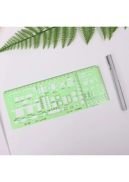 NO.4303 Stili Öğrenci Okul Kırtasiye Pro Için Plastik Geometrik Şablon Cetvel Çizim Araçları (Yurt Dışından) indirimleri