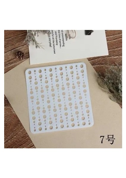 Yeşil Stil Tema Dantel El Yapımı Diy Kişiselleştirilmiş Boyama Çizim Içi Boş Şablon Sprey Versiyonu Gölge Boya Öğrenme Unisex 2021 (Yurt Dışından)