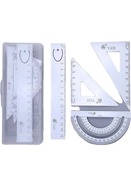 Siyah Stil Sevimli Zarif Öğrenci Beraberlik Çalışma Kırtasiye Seti Ofis Malzemeleri Arquitectura Estudiante Kiti Escolar Geometri Matematik (Yurt Dışından) fiyatları