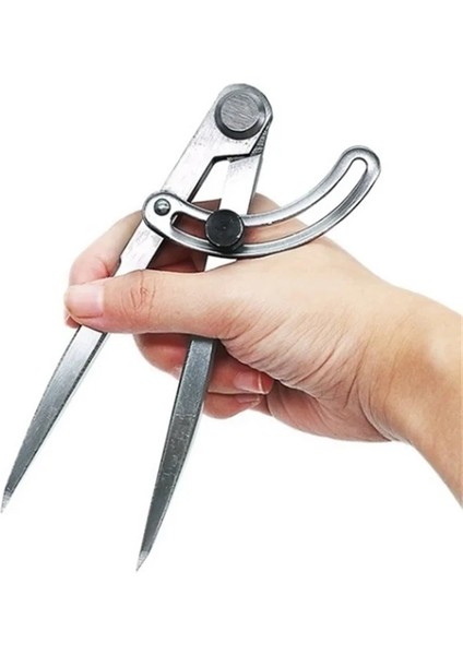 100MM Tarzı Aralığı Pusula Ayarlanabilir Deri El Sanatları Dönen Aracı Scriber Dıy Kenar Kırıcı Dikiş Kanat Bölücü Çapraz Çizgi Pusulalar (Yurt Dışından)