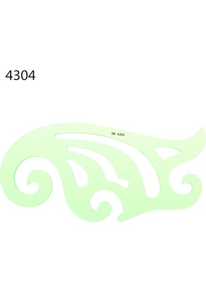 NO.4304 Stili Öğrenci Okul Kırtasiye Pro Için Plastik Geometrik Şablon Cetvel Çizim Araçları (Yurt Dışından)