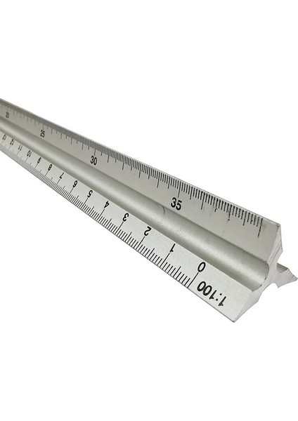 Ölçek Stili 30 cm Alüminyum Metal Üçgen Ölçekli Mimar Mühendis Teknik Cetvel Çizim Araçları Ölçme Cetveli Öğretim Ekipmanları (Yurt Dışından) fiyatları