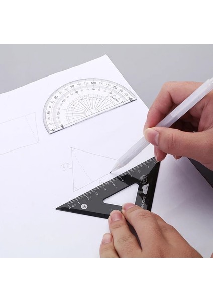 Et Kawaii Yalan Ayı Plastik Düz Üçgen Cetvel Iletki Çizim Tedarik Seti Okul Sanat Sınavı Kırtasiye (Yurt Dışından) modelleri