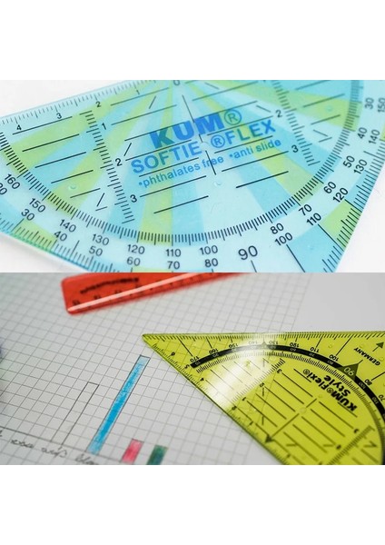 Kırmızı Stil Almanya Kum Oftie Flex 16CM Esnek Kaymaz Şeffaf Çok Renkli Çevre Koruma Seti Kare (Yurt Dışından) indirimleri