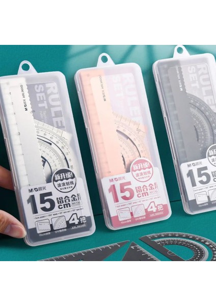 Pembe Tarzı Yüksek Li Alüminyum Cetvel Seti Çok Fonksiyonlu Dayanıklı Içi Boş Metal Cetveller Ölçüm Araçları Muayene Kırtasiye (Yurt Dışından) modelleri