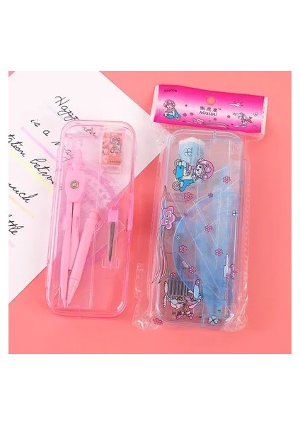 As-1 Stili 7 Parçalı Pergel Seti, Kırtasiye Geometrik Çizim Araçları, Rastgele Renklerde Metal Pergeller (Yurt Dışından) fiyatları