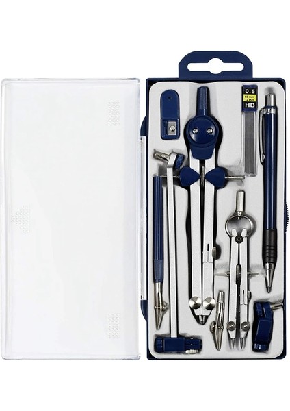 Mor Tarzı 9 Adet Geometri Seti Metal Pusula Geometri Hassas Alet Öğrenci Için, Daire Çizim Aracı ve Mimari Çizim Kitleri (Yurt Dışından)