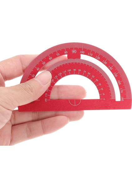 Kırmızı Stil Alüminyum Üçgen Ölçekli Cetvel Seti, Öğrenciler Için 2 Üçgen Cetvel Iletki ve Doğrusal Cetvel Matematik Geometri Aracı Içerir (Yurt Dışından) fiyatları