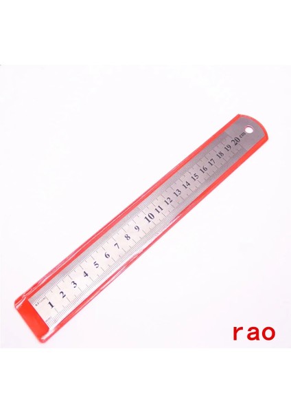 15CM Tarzı You cm Paslanmaz Çelik Metal Düz Cetvel Cetvel Aracı Hassas Çift Taraflı Ölçme Aracı Ofis Kırtasiye (Yurt Dışından)