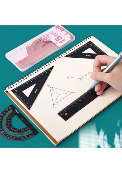 Mavi Stil Et Alüminyum Cetvel Seti Metalplasticsoft Geometri Matematik Çizim Pusula Kırtasiye Cetveller Okul Için Matematik (Yurt Dışından) indirimleri