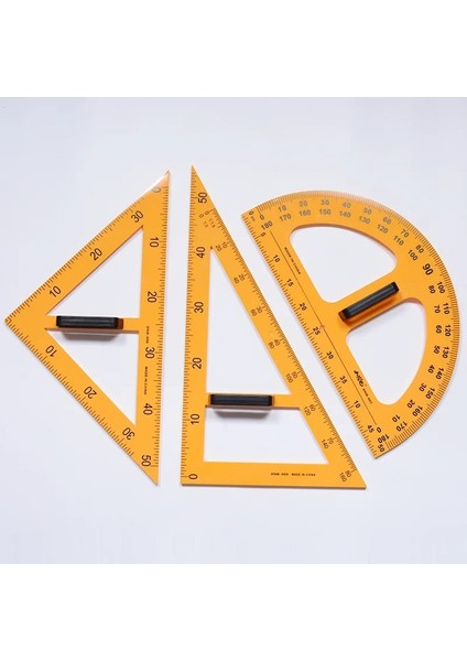J Tarzı Et Çok Işlevli Öğretim Cetvel Seti Üçgen Pusulalar Iletki Ölçüm Cetveli Matematik Sanat Yeni (Yurt Dışından)