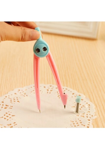 Pembe Tarzı Kırtasiye Chenguang Mini Pusulalar Öğrenci Pusulaları Güzel Renk Acs (Yurt Dışından)