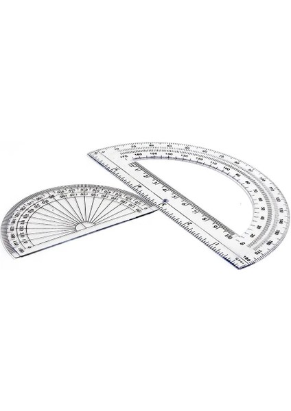 2+2 Paket Plastik Iletki Derecesi, 6 Inç ve 4 Inç, Şeffaf (Yurt Dışından) fiyatları