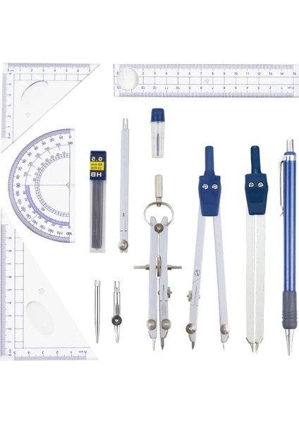 No.3 Tarzı Geometri Hassas Çizim Aracı Metal Geometri Seti Seti Çocuklar Mühendisler Öğrenciler Için Matematik Pusula Çizim Aracı Hızlı (Yurt Dışından) modelleri