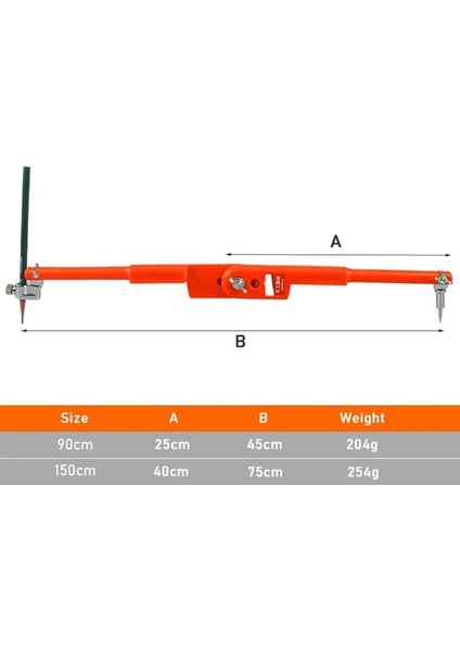 Bifeng Shop 1 Adet Marangoz Hassas Kalem Pusulalar Büyük Çaplı Ayarlanabilir Bölücüler Ağaç Işleme Pusula Maksimum Yarıçapı (Yurt Dışından)
